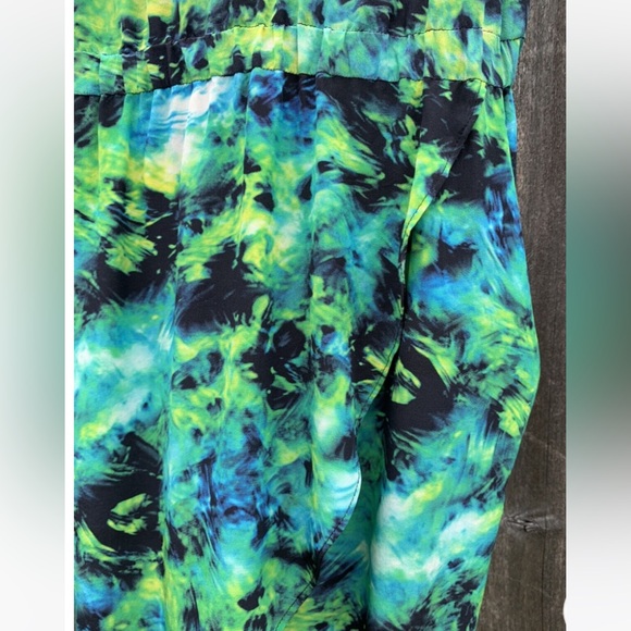 Under.Ligne by Doori Silk Tank Dress in Green Size 0 / XS - Picture 5 of 7